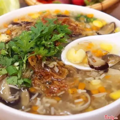 Súp Tam Tơ gà xé chay - 39.000 ₫ tại Quán Chay Thuận Đức - Lê Văn Lương