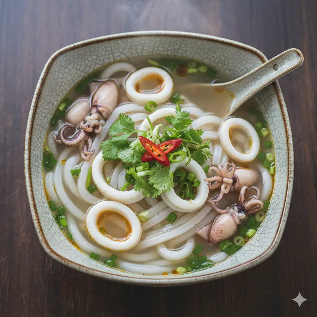 Hình ảnh Bánh canh mực ống