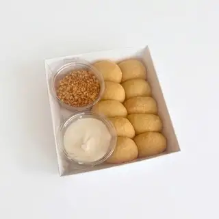 Hình ảnh Mochi chấm kem vị đậu nành