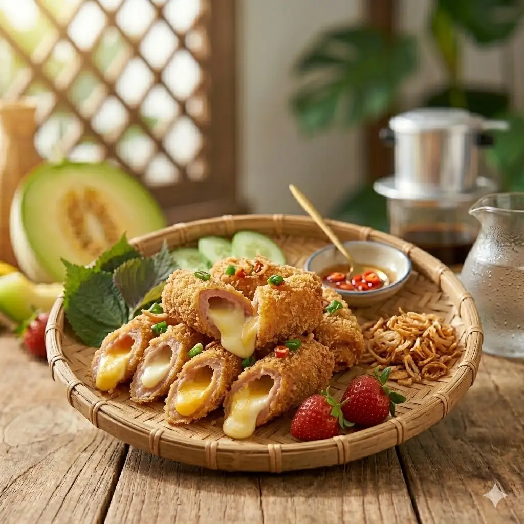 Hình ảnh Combo 3 nem chua rán phomai tan chảy