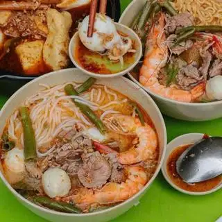 Bún Thái bò+tặng kèm trà tắc - 63.000 ₫ tại Cô Ba Tiền - Bún Thái, Lẩu Thái & Mì Cay - Cao Lỗ