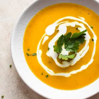 Pumpkin soup - ăn chay được - 83.300 ₫ tại Downtown Steakhouse - Nguyễn Huệ