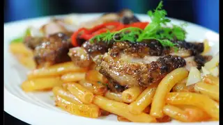Hình ảnh Nui gà xối mỡ