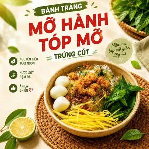 Hình ảnh  Bánh Tráng Trộn & Bánh Tráng Chấm Cô Gánh - Đường Số 8