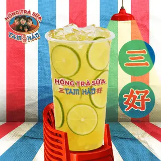 Lục Trà Chanh Thơm Gia Truyền (廣東檸檬綠茶) - 22.000 ₫ tại Hồng Trà Sữa Tam Hảo - Cách Mạng Tháng Tám