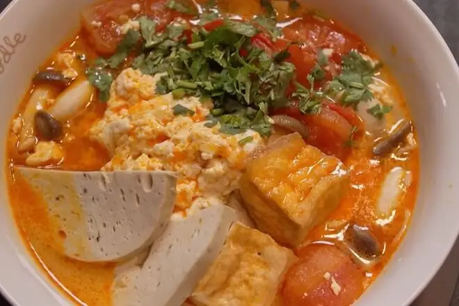 Bún riêu chay - 40.000 ₫ tại Quán Chay Tâm An - Hủ Tiếu Chay & Bún Riêu Chay - Phạm Văn Bạch