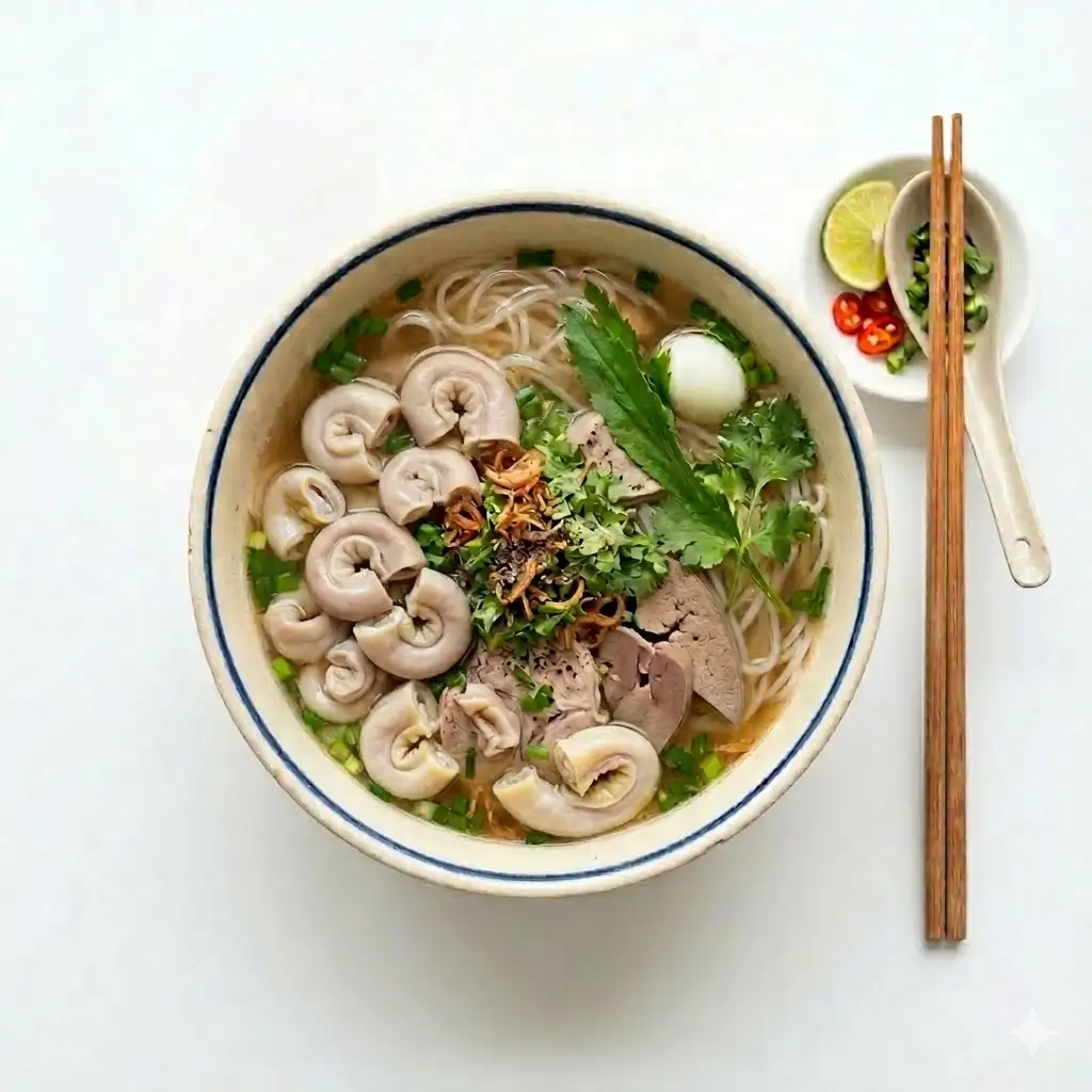 Lòng - 42.000 ₫ tại  Cháo Lòng Má Heo & Đồ nướng - Phạm Văn Đồng