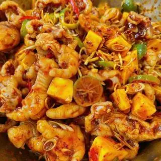 Hình ảnh Chân gà rút xương sốt Thái - phần nhỏ