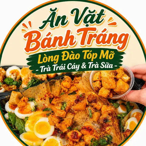 Ăn Vặt Bánh Tráng Lòng Đào Tóp Mỡ - Trà Trái Cây & Trà Sữa - Trường Sa - Ăn vặt gần bạn