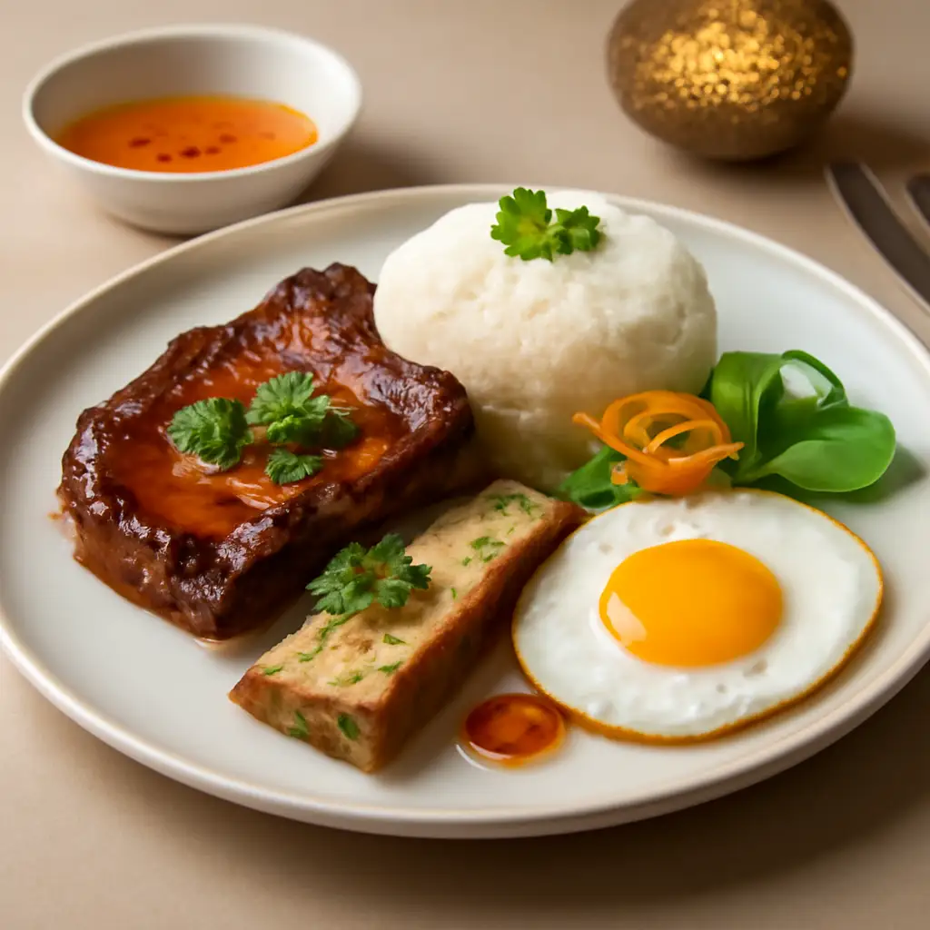 Cơm tấm  - 40.000 ₫ tại Bếp Chay Phạm Hồng Phước - Trường Sa