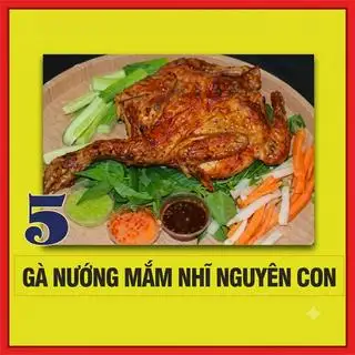 Hình ảnh Gà nướng mắm nhĩ nguyên con