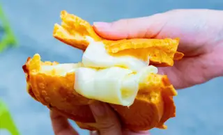 Bánh đồng xu phô mai kéo sợi - miếng phô mai vừa - 42.000 ₫ tại Bánh Gà Con Chichiko - Bánh Nướng Gà Con Hàn Quốc - Co.opmart Cống Quỳnh