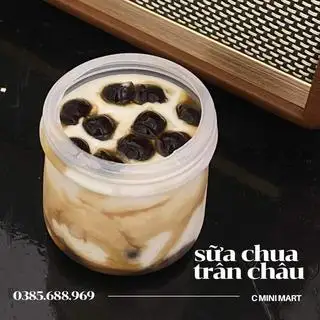 Hình ảnh Sữa chua trân châu đường đen