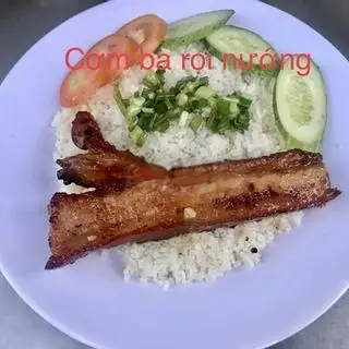 Cơm tấm ba rọi nướng - 42.000 ₫ tại Cơm Tấm Huyền Bình Lợi - Nơ Trang Long