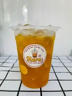 Trà Tắc ly khổng lồ - 15.000 ₫ tại Trà Sữa Haru & Bí Đao Hạt Chia -  Bến Vân Đồn