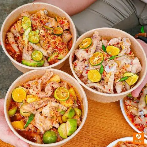Chân Gà Sả Tắc & Chân Gà Sốt Thái - Bếp Nhà Thỏ - Tân Sơn Nhì - Ăn vặt gần bạn