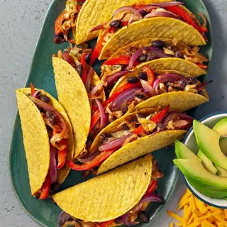Bánh tacos cuộn sốt rau củ và phô mai chay - 90.000 ₫ tại Xanh & Xanh Chay (Green & Greener Vegetarian Cafe)  - Nội Khu Hưng Gia 2