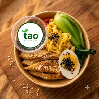 Hình ảnh Mì protein gà áp chảo - trứng