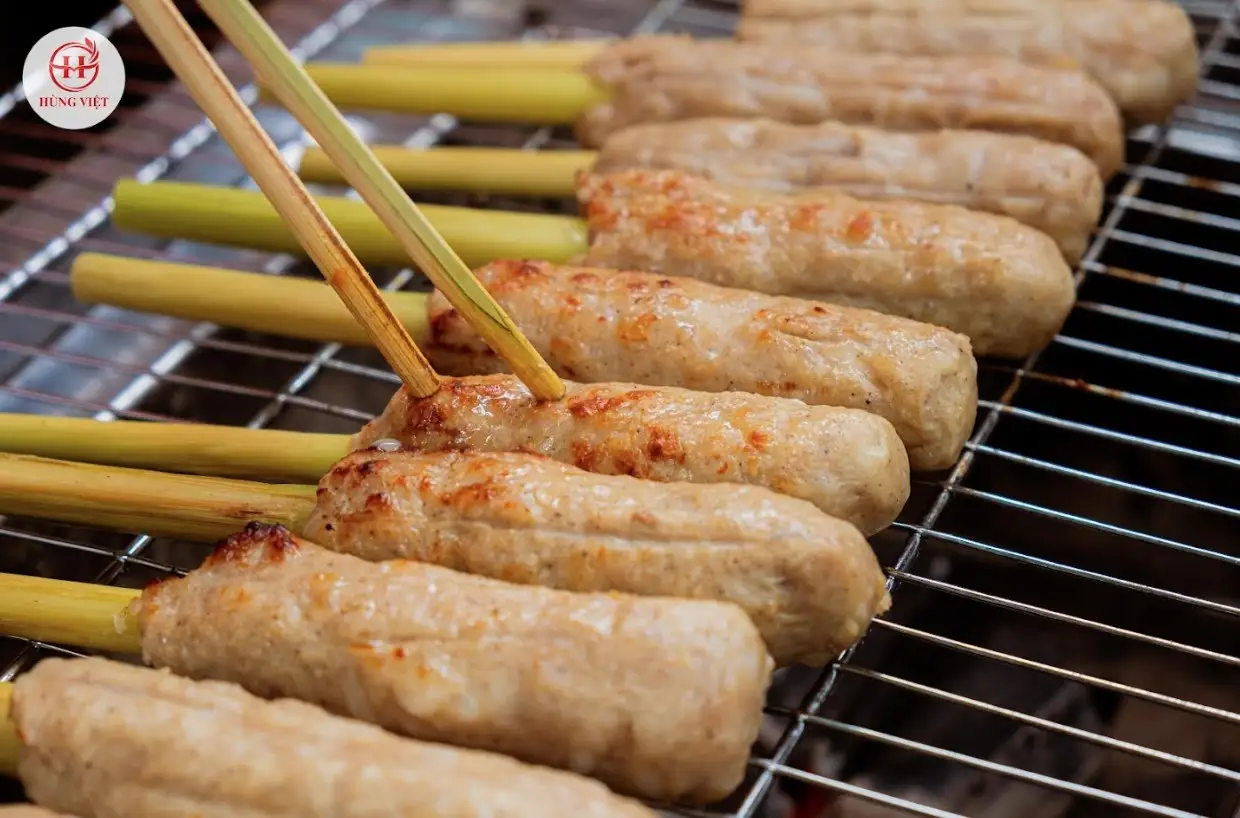 Hình ảnh Nem lụi bọc sả