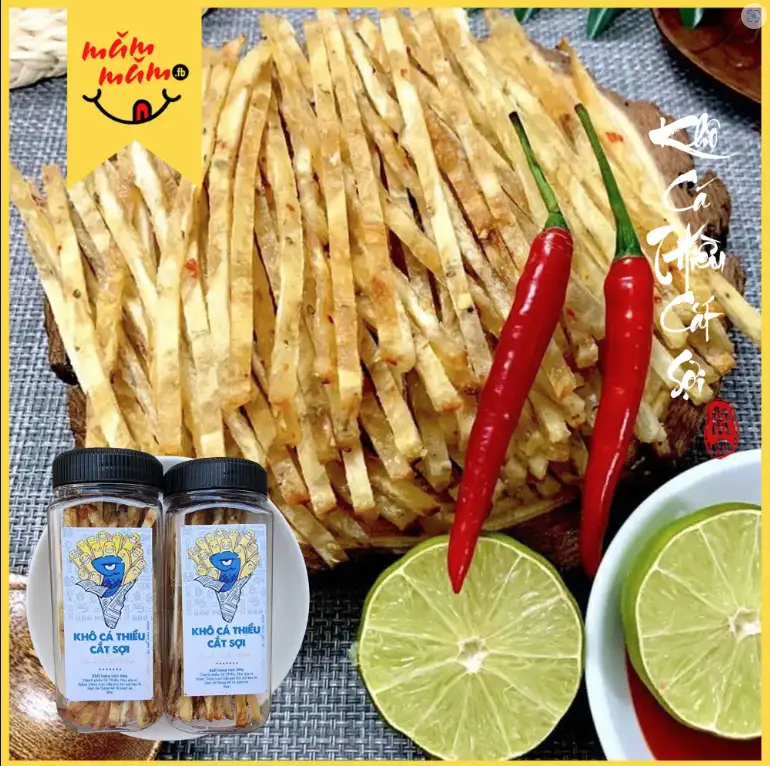 Hình ảnh Khô Cá Thiều Cắt Sợi - 200gr
