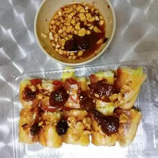 Hình ảnh Bánh tráng cuốn sốt me