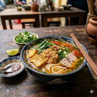 Bún riêu - 50.000 ₫ tại Cơm Chiên Gà Xối Mỡ Linh - Võ Thị Đặng