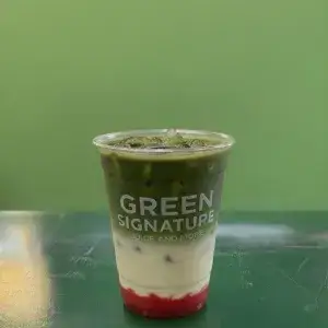 Matcha latte dâu - 47.000 ₫ tại Green Signature - Matcha, Nước Ép & Cà Phê - Nguyễn Thượng Hiền