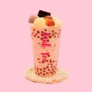 Hình ảnh Trà sữa lài full topping size M