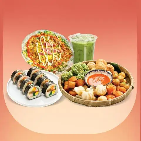 Ăn Vặt Kim - Cá Viên Chiên, Chân Gà Rút Xương Sốt Thái Mix Trứng Non  - Cống Quỳnh - Ăn vặt gần bạn