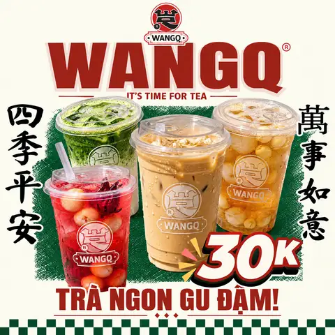 Hình ảnh Trà Sữa Đài Loan Gu Đậm - Wang Q - Vườn Lài