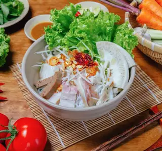 Bún chả cá cô nổ mắm nêm - 55.000 ₫ tại Bún Mắm Nêm Cô Nổ - Trần Hưng Đạo