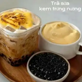 Hình ảnh Hồng trà sữa nướng