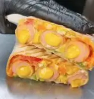Hình ảnh Tacos Trứng - Xúc Xích Size M
