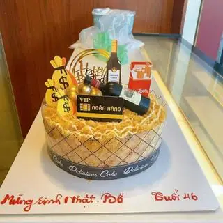 Hình ảnh Bánh kem trứng muối size 18 - có sẵn