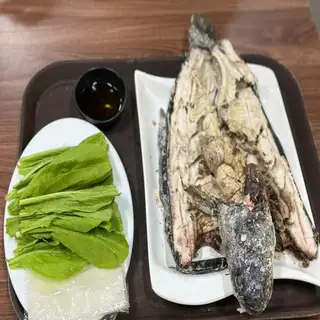 Hình ảnh Cá quả nướng muối tuyết