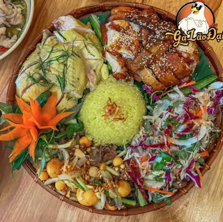 Hình ảnh Mẹt gà 5 món size lớn - 1 con
