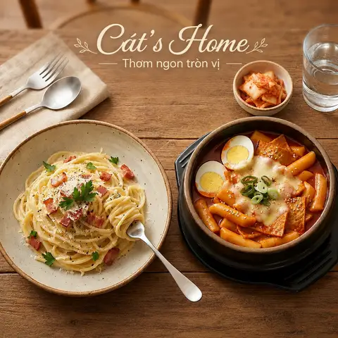 Hình ảnh Nhà Cát - Mỳ Ý & Bánh Gạo Hàn Quốc - Mỹ Đình
