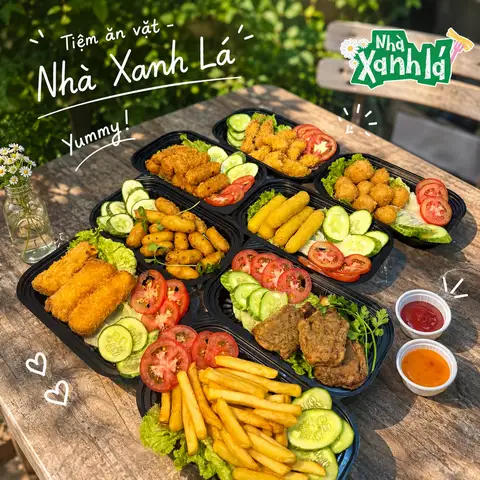 Hình ảnh Tiệm Ăn Vặt Nhà Xanh Lá - Nem Chua Rán, Gà Chiên & Trà Trái Cây - Đê La Thành