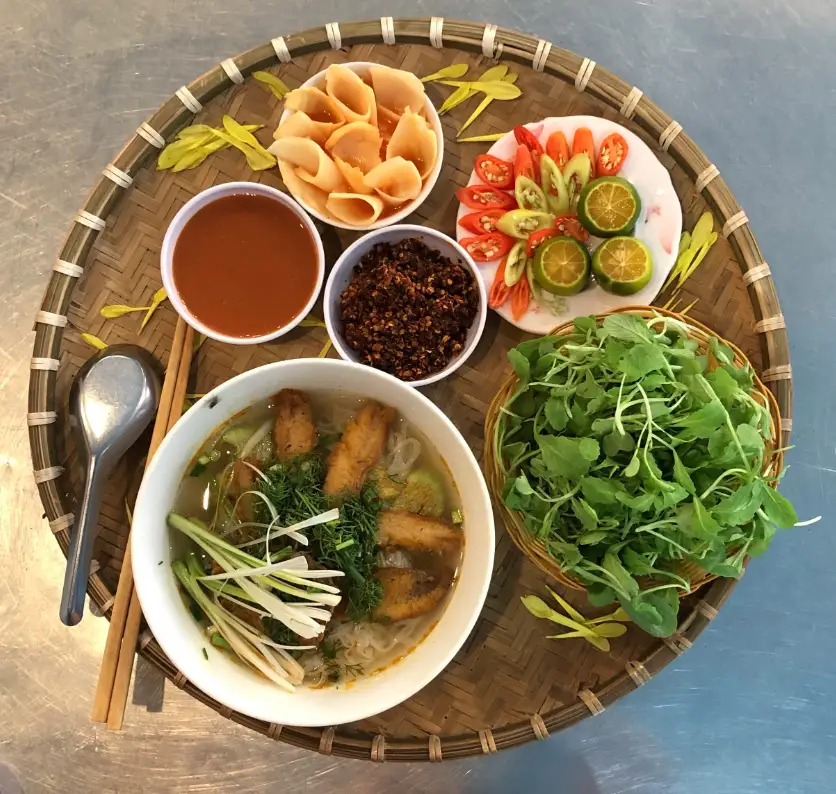 Bún cá rô - 58.000 ₫ tại Quán Duyên - Bún Cá Rô Đồng - Bạch Đằng