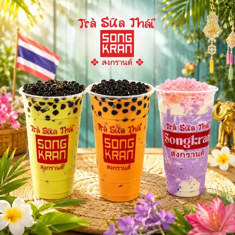 Songkran - Trà Sữa Thái Lan - Trần Quốc Toản - Trà sữa gần bạn