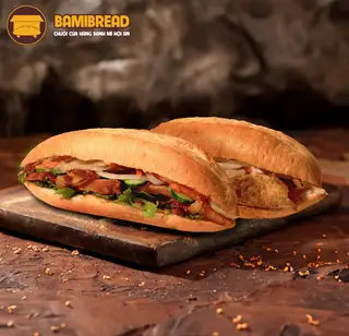Hình ảnh Combo bánh mỳ gà nướng sả - bánh mỳ pate trứng