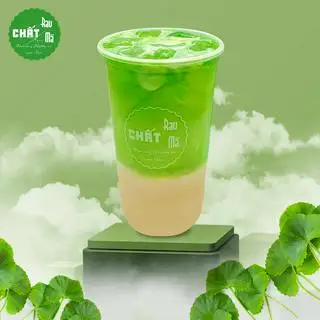 Hình ảnh Rau má đậu xanh sữa dừa tươi