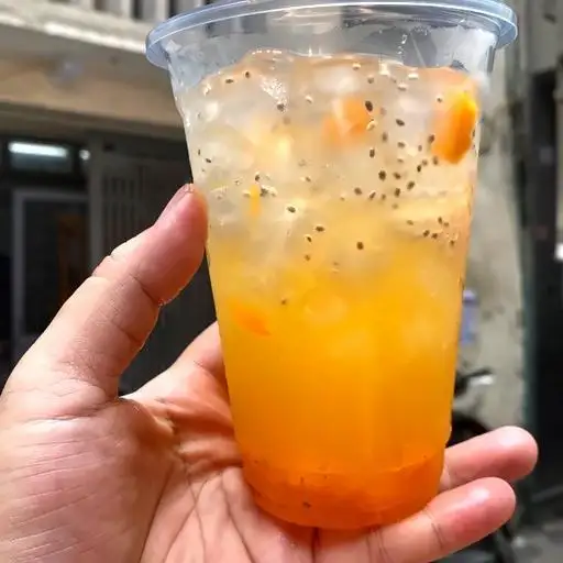 Hình ảnh Trà Xoài Nha Đam hạt chia