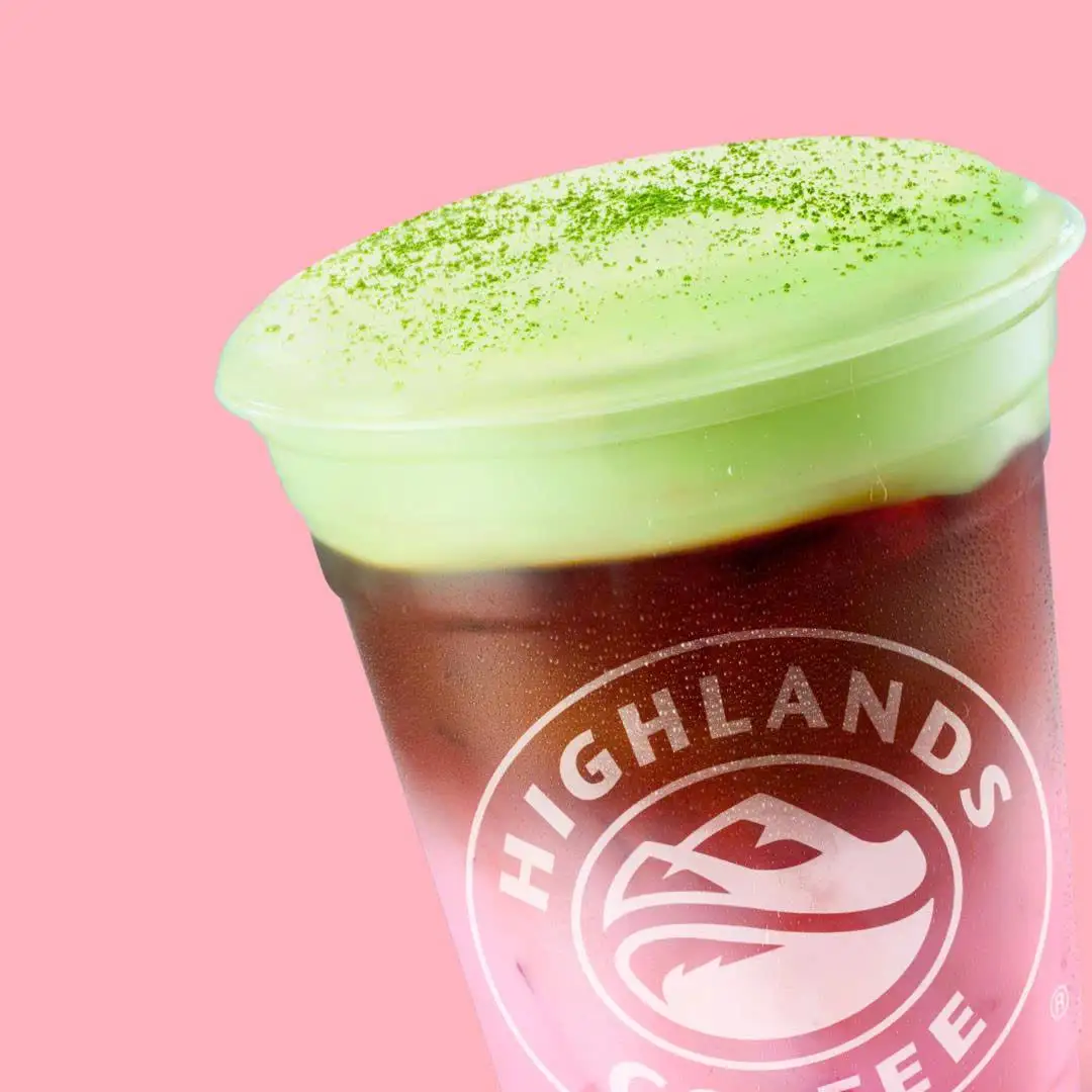 PhinĐI Matcha Dâu - 59.000 ₫ tại Highlands Coffee - Bùi Thị Xuân