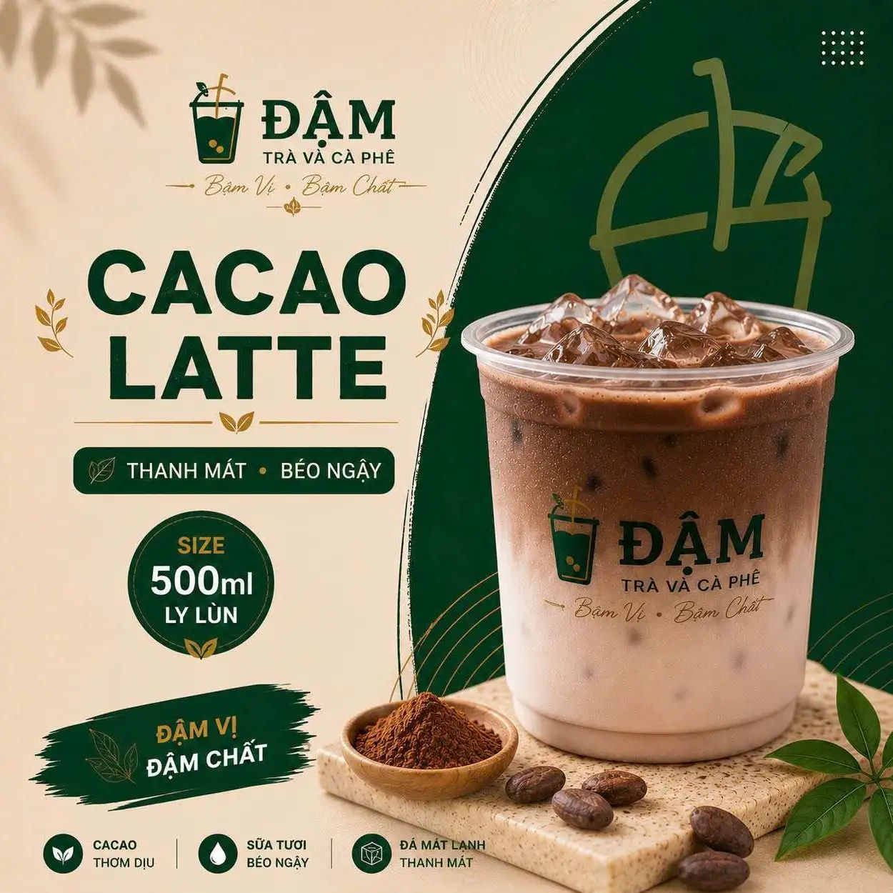 Hình ảnh CACAO LATTE ĐÁ / NÓNG (L)