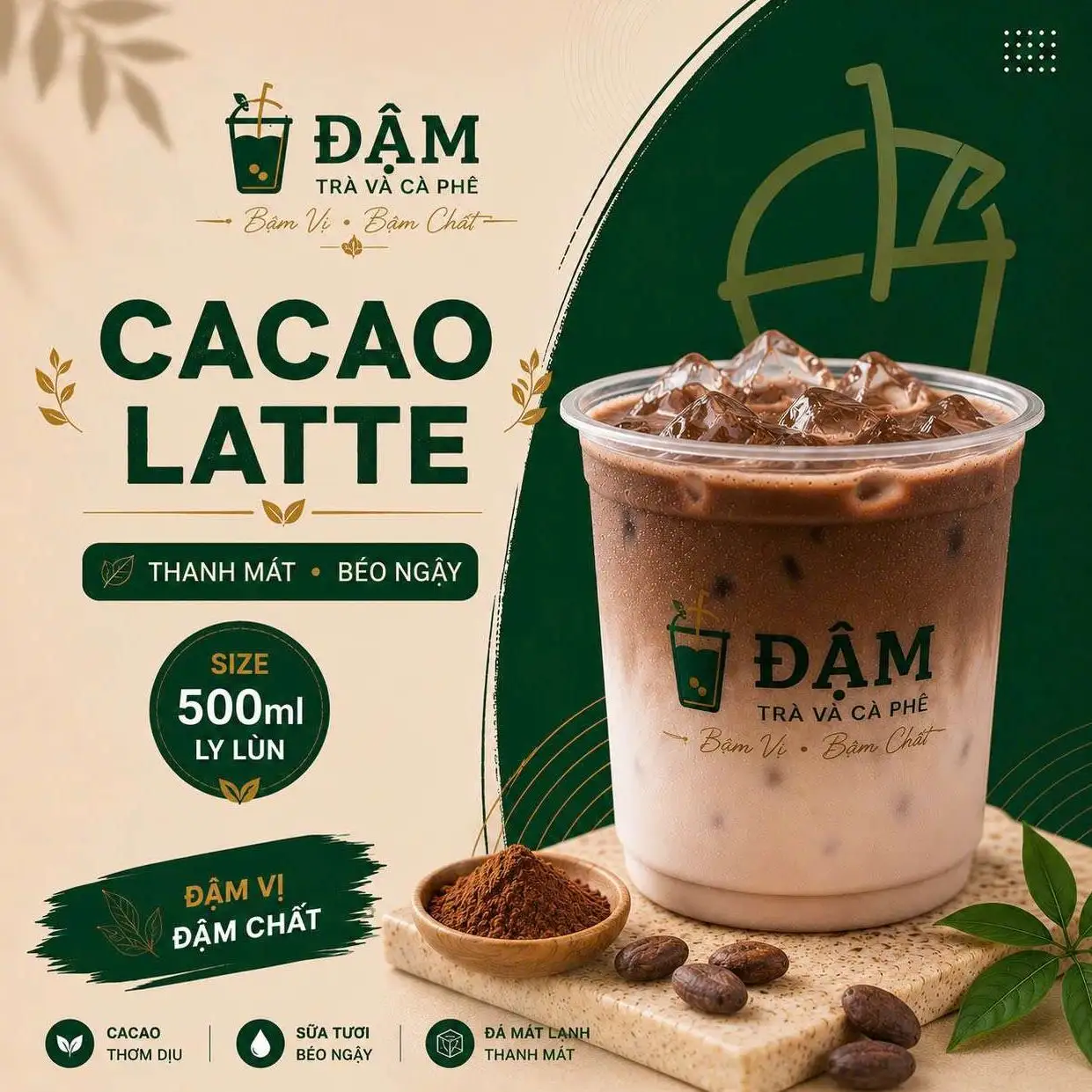 Hình ảnh CACAO LATTE ĐÁ / NÓNG (M)