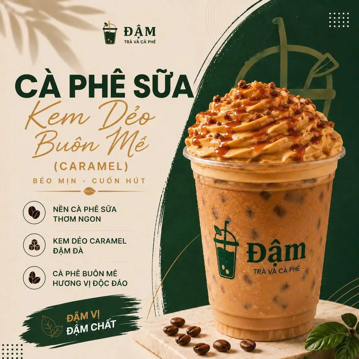 Hình ảnh CÀ PHÊ SỮA KEM DẺO BUÔN MÊ (M)