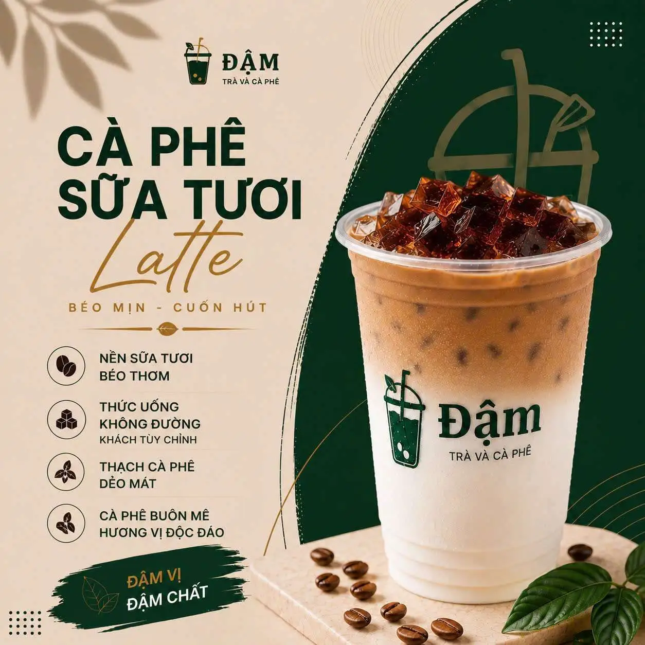 Hình ảnh CÀ PHÊ SỮA TƯƠI (M)