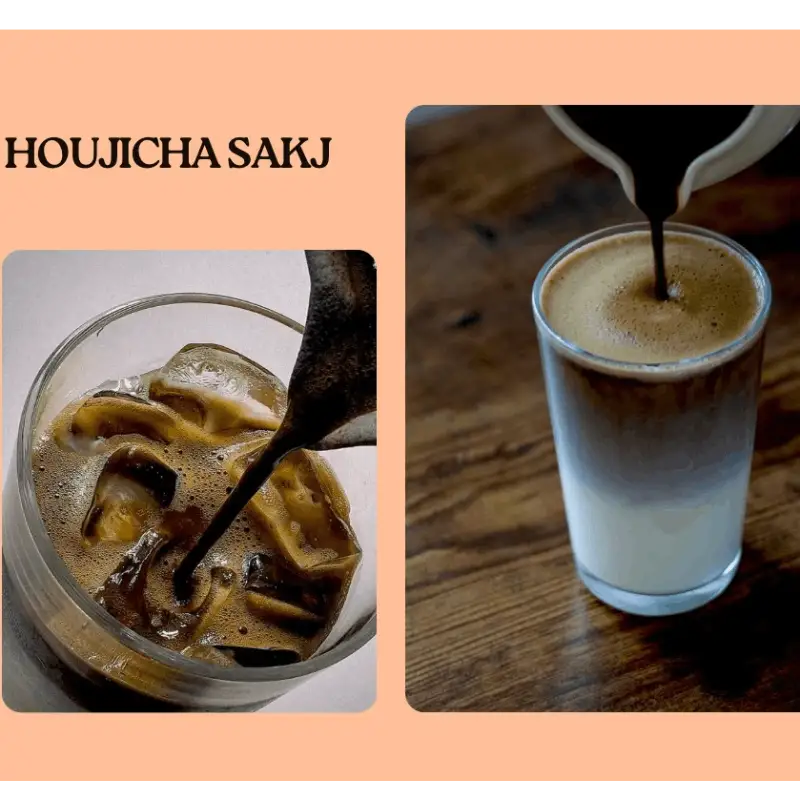 Hình ảnh HOUJICHA LATTE ⓈⓀ HẠNH NHÂN (ALMOND-Ngọt)
