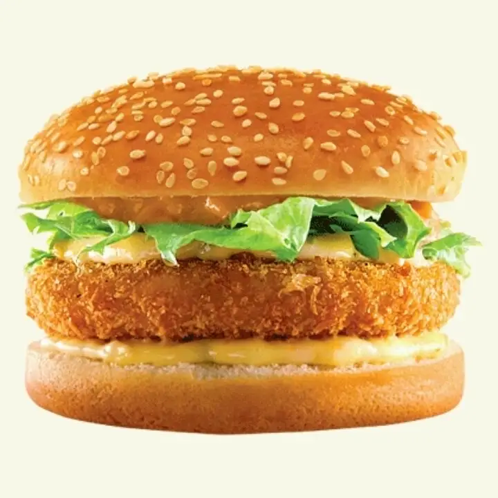 Burger Gà Giòn (Chicken Burger) - 42.000 ₫ tại HAPPY GOGO - BURGER, GÀ RÁN & TACOS - 595 HƯNG PHÚ - Hưng Phú